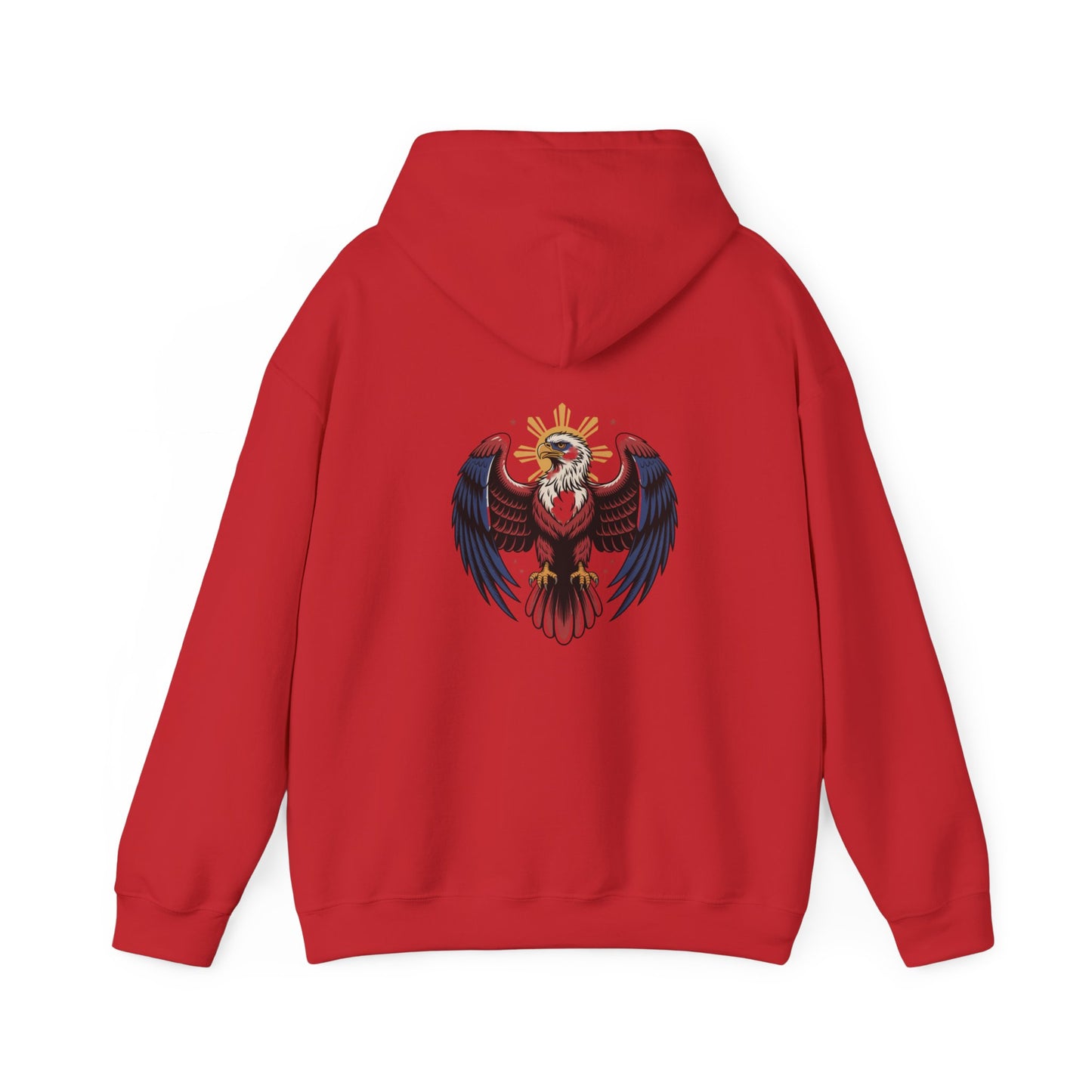 Philippines Map & Heraldic Eagle Hoodie — Filipino Pride Pullover