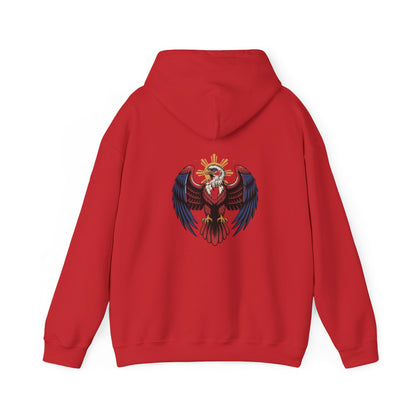 Philippines Map & Heraldic Eagle Hoodie — Filipino Pride Pullover