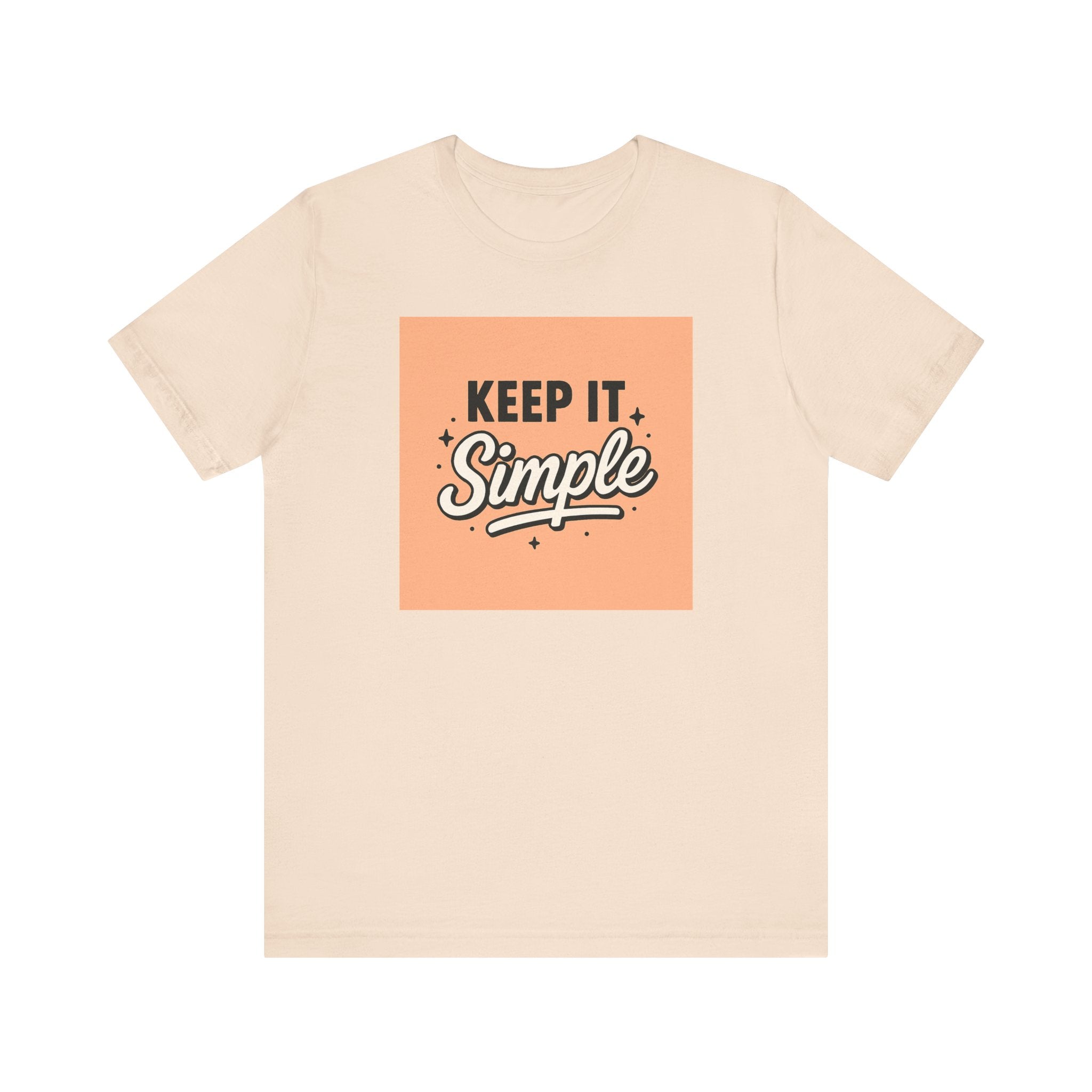Keep It Simple T-Shirt — Minimalist Retro Graphic Tee