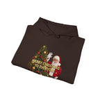 Christmas Hoodie - 'Merry Christmas to Everyone' Front & 'HO, HO, HO!!' Back Holiday Sweatshirt