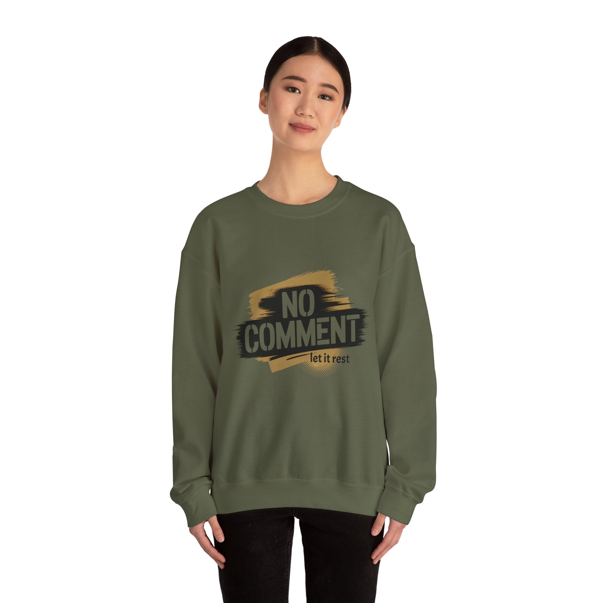 No Comment Heavy Blend Crewneck Sweatshirt