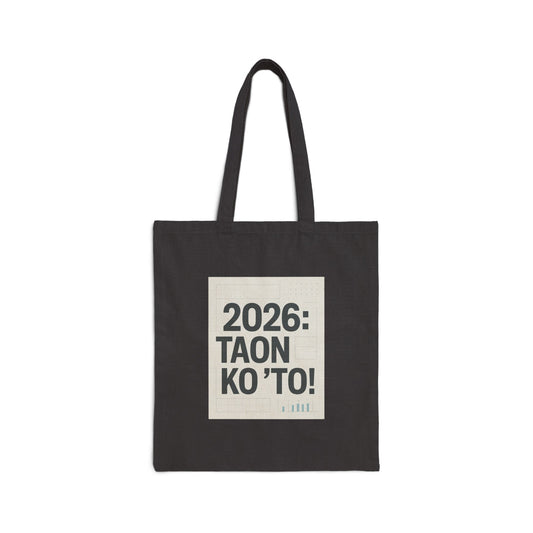 Cotton Canvas Tote Bag