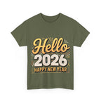 Copy of New Year Celebration Tee - Hello 2026 Happy New Year Design