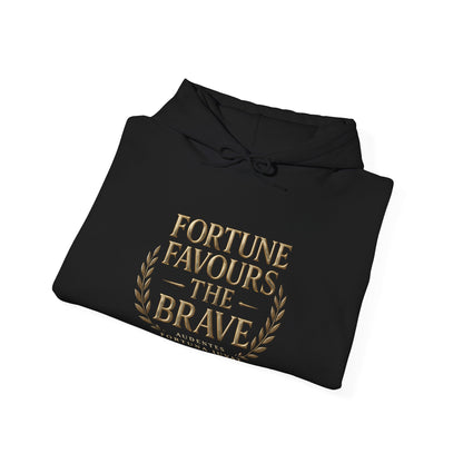 Fortune Favours the Brave Unisex Heavy Blend™ Hooded Sweatshirt