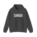 Canada Flag Hoodie – Vintage Canada Text & Maple Leaf Pullover