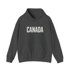 Canada Flag Hoodie – Vintage Canada Text & Maple Leaf Pullover
