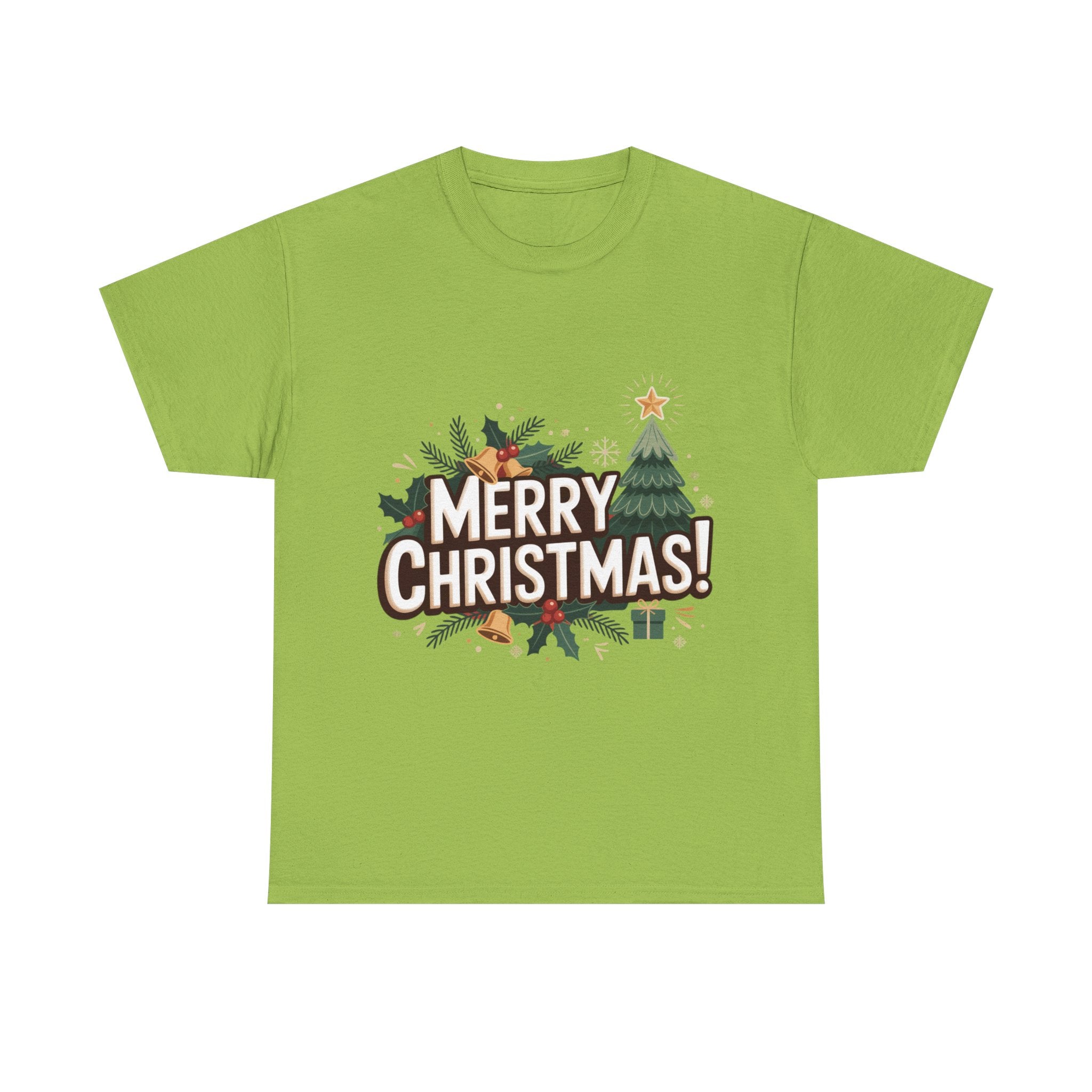 Merry Christmas Unisex Heavy Cotton Tee