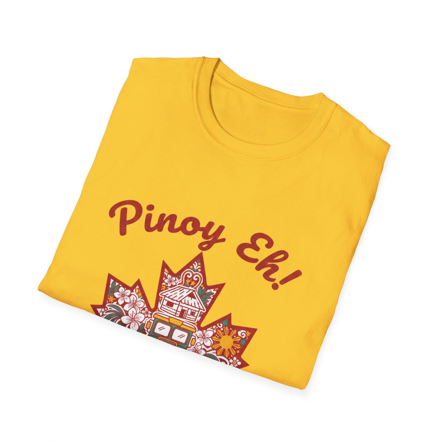 Pinoy Eh! Filipino Maple Leaf T-Shirt — Philippine Pride Canada Design
