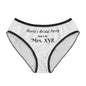Personalizable Bridal Party 'Soon To Be Mrs. XYZ' Women's Briefs