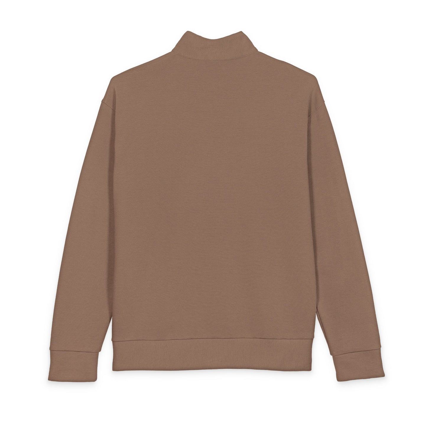 ONE Black Quarter-Zip Pullover - Textured Knit Casual Top
