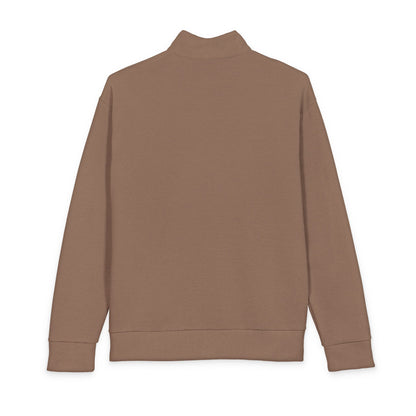 ONE Black Quarter-Zip Pullover - Textured Knit Casual Top