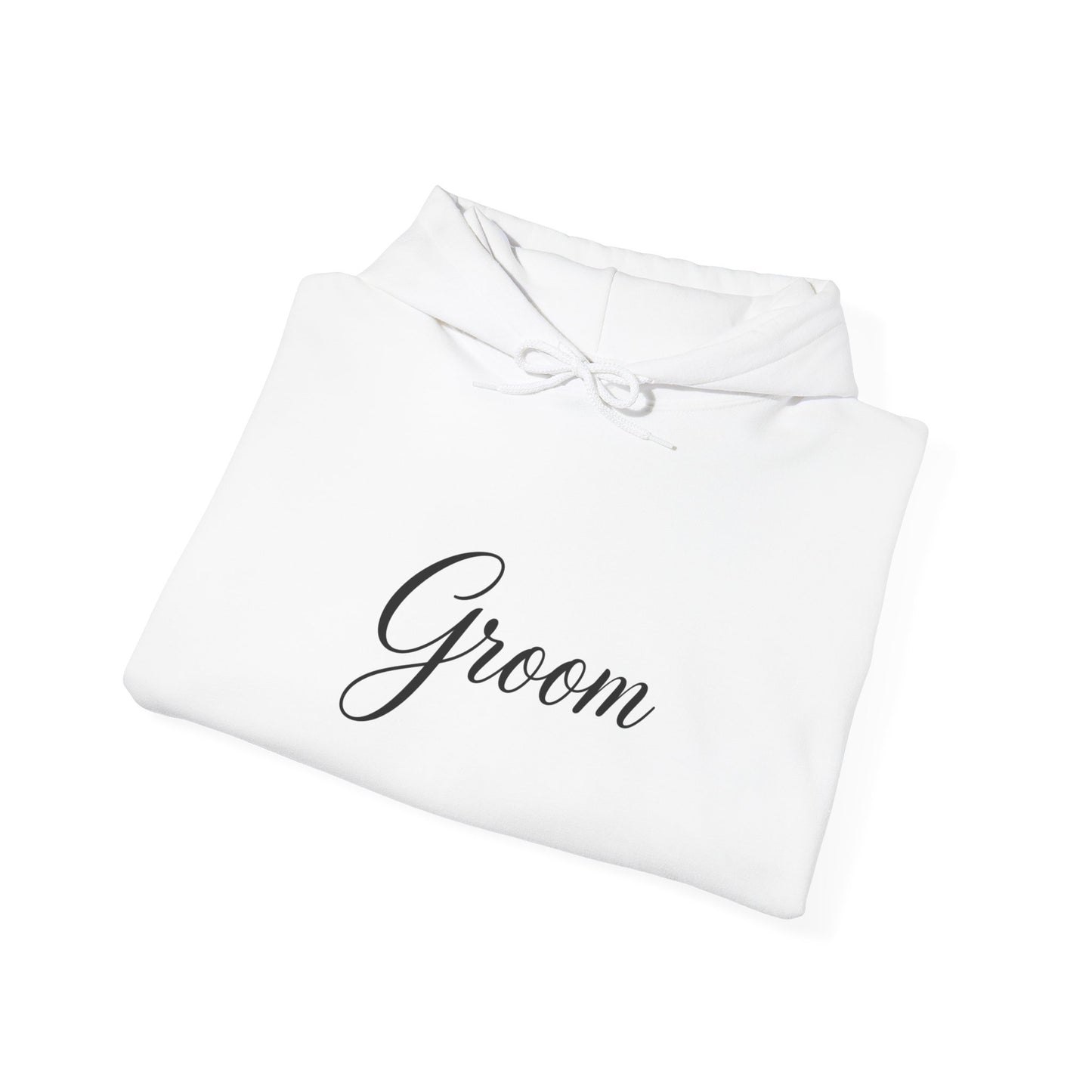 "Groom" Script Hoodie — Bridal Wedding Party Pullover