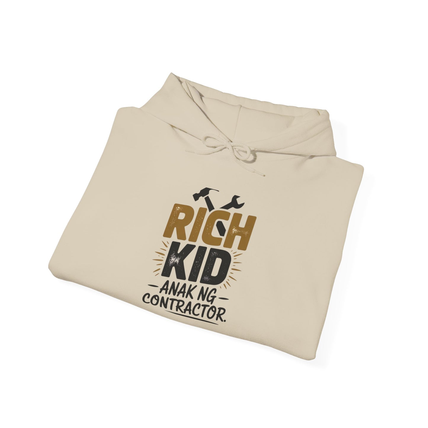 Rich Kid Anak ng Contractor Unisex Heavy Blend™ Hooded Sweatshirt