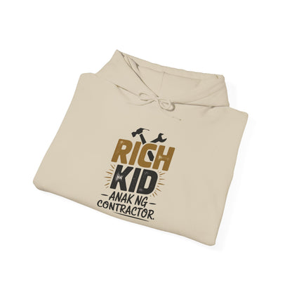 Rich Kid Anak ng Contractor Unisex Heavy Blend™ Hooded Sweatshirt