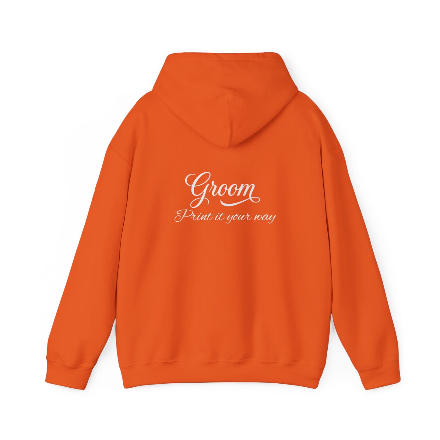 Copy of  "Bride" White Script Hoodie — Bridal Wedding Party Pullover