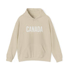 Canada Flag Hoodie – Vintage Canada Text & Maple Leaf Pullover