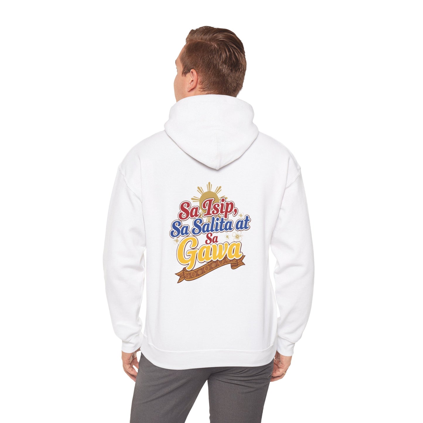Pinay sa Isip sa Salita at sa Gawa — Filipino Pride Pullover Hoodie