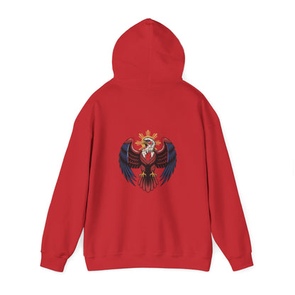 Philippines Map & Heraldic Eagle Hoodie — Filipino Pride Pullover