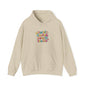 Barely Coping Deceptively Iconic Hoodie | mental health humor, retro wavy text