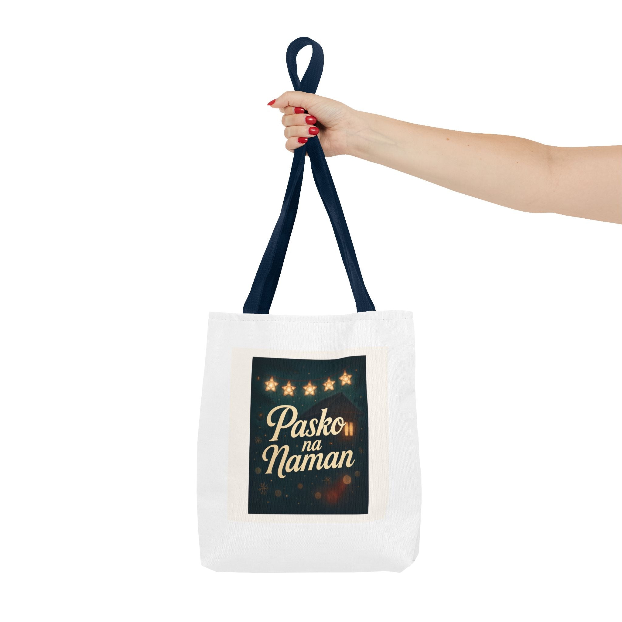 Pasko na Naman Tote Bag, Holiday Tote, Christmas Gift Bag, Eco-Friendly Shopper, Festive Accessories, Personalized Gift Bag