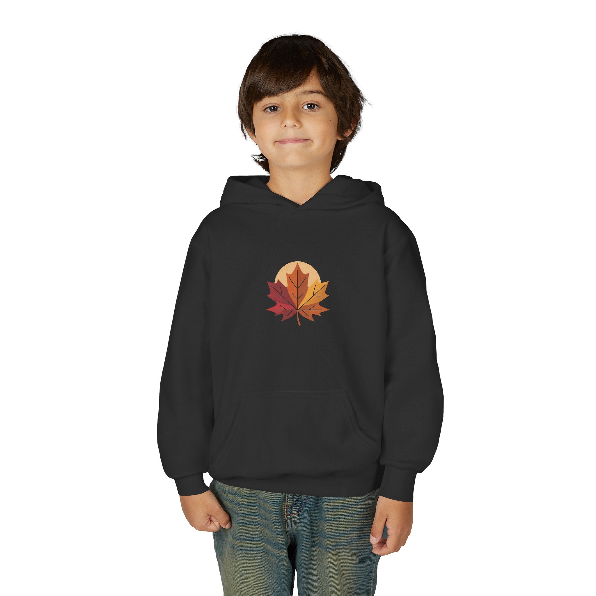 Autumn Leaves Youth Hooded Sweatshirt