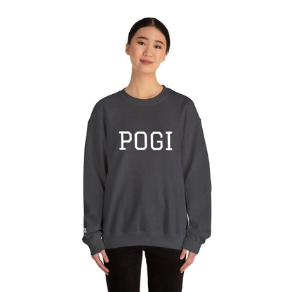 Embroidered POGI Sabi ng nanay ko Crewneck Sweatshirt — Bold Filipino Pride Pullover