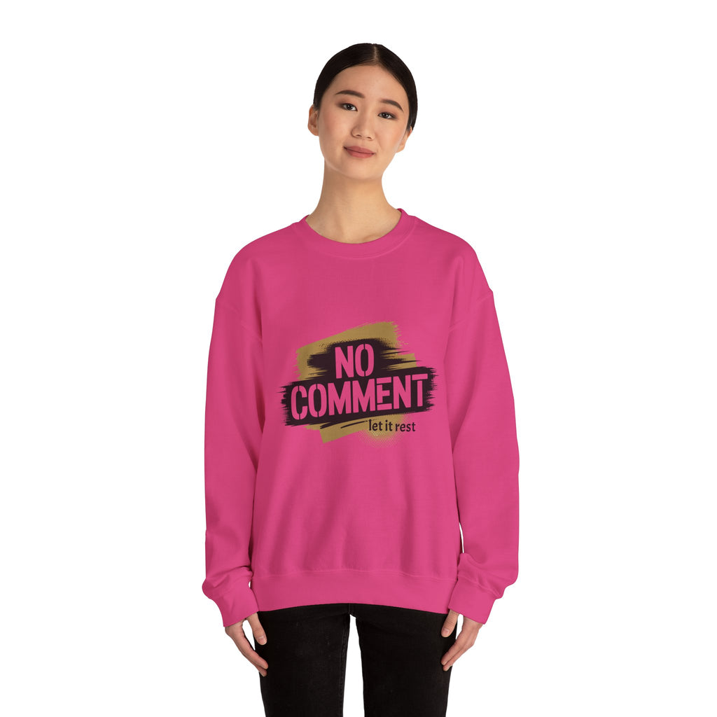 No Comment Heavy Blend Crewneck Sweatshirt