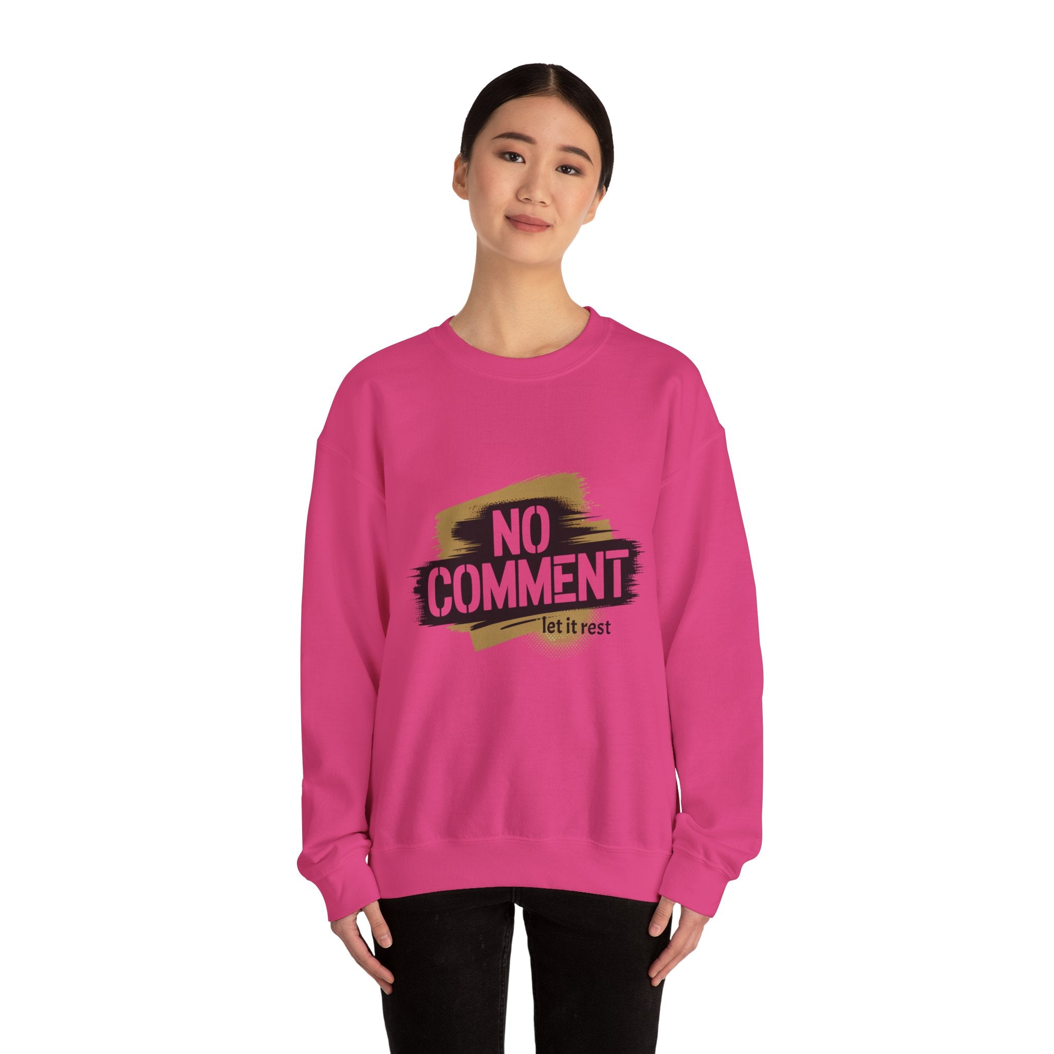 No Comment Heavy Blend Crewneck Sweatshirt