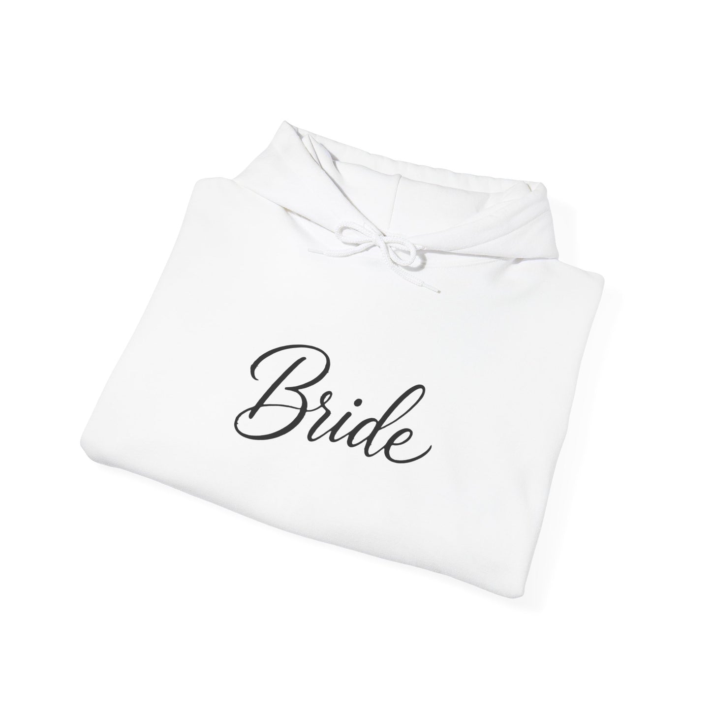 "Bride" Script Hoodie — Bridal Wedding Party Pullover