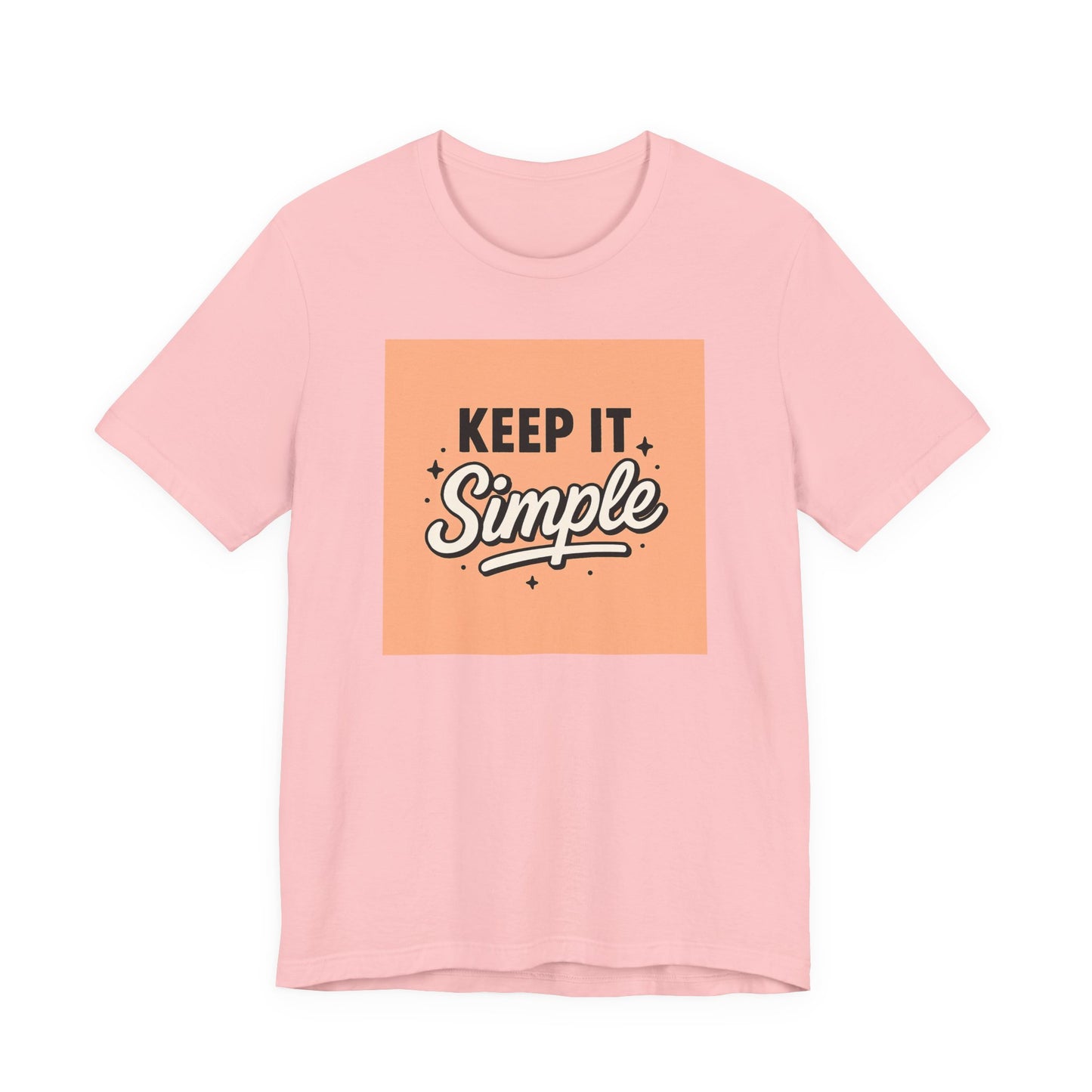 Keep It Simple T-Shirt — Minimalist Retro Graphic Tee