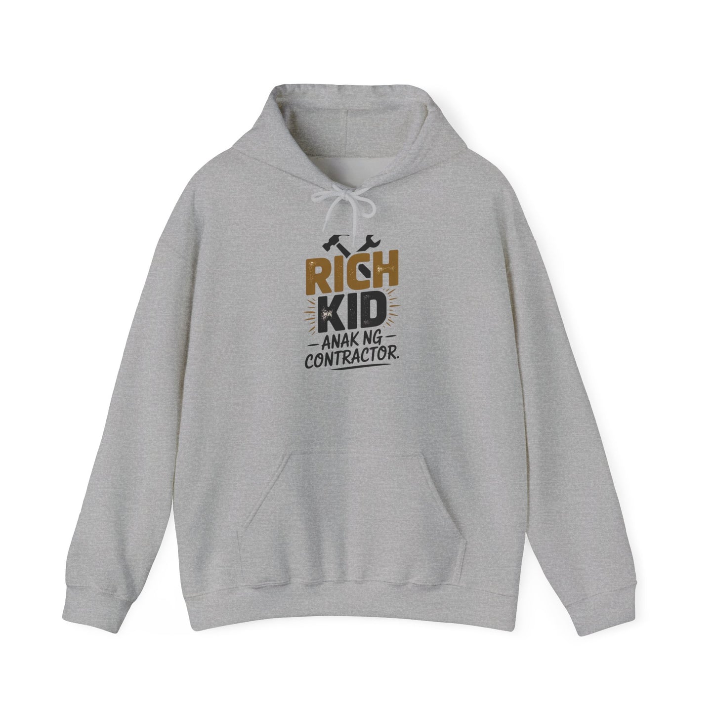 Rich Kid Anak ng Contractor Unisex Heavy Blend™ Hooded Sweatshirt