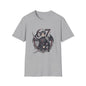 Gothic Demon Hunter T-Shirt — Knight with Wings Illustration