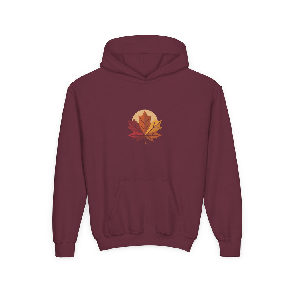 Autumn Leaves Youth Hooded Sweatshirt