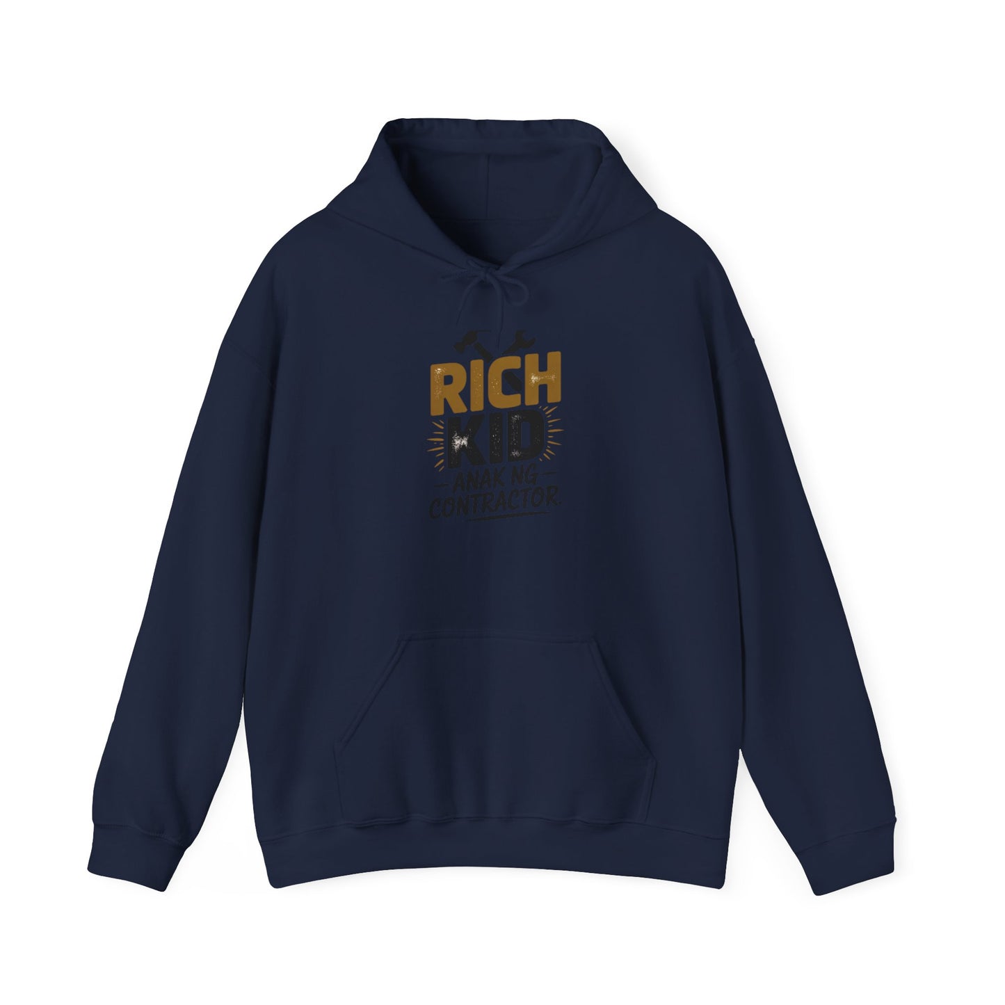 Rich Kid Anak ng Contractor Unisex Heavy Blend™ Hooded Sweatshirt