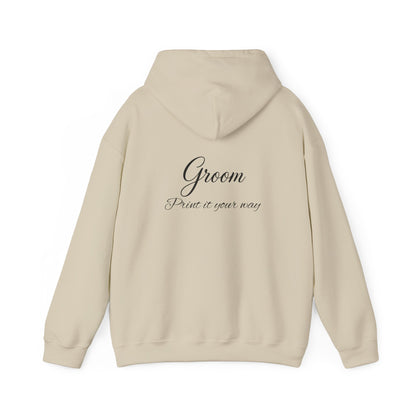 "Groom" Script Hoodie — Bridal Wedding Party Pullover