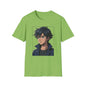 Anime Boy Portrait T‑Shirt — Retro "90's" Back Print