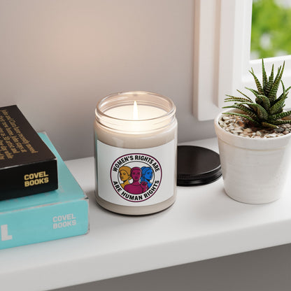 Women's Rights Are Human Rights Candle | Feminism, Empowerment Soy Candle
