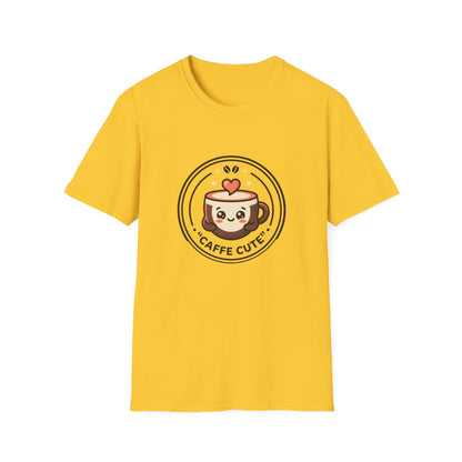 T-Shirt — Caffè Cutie Cute Coffee Cup Graphic Tee