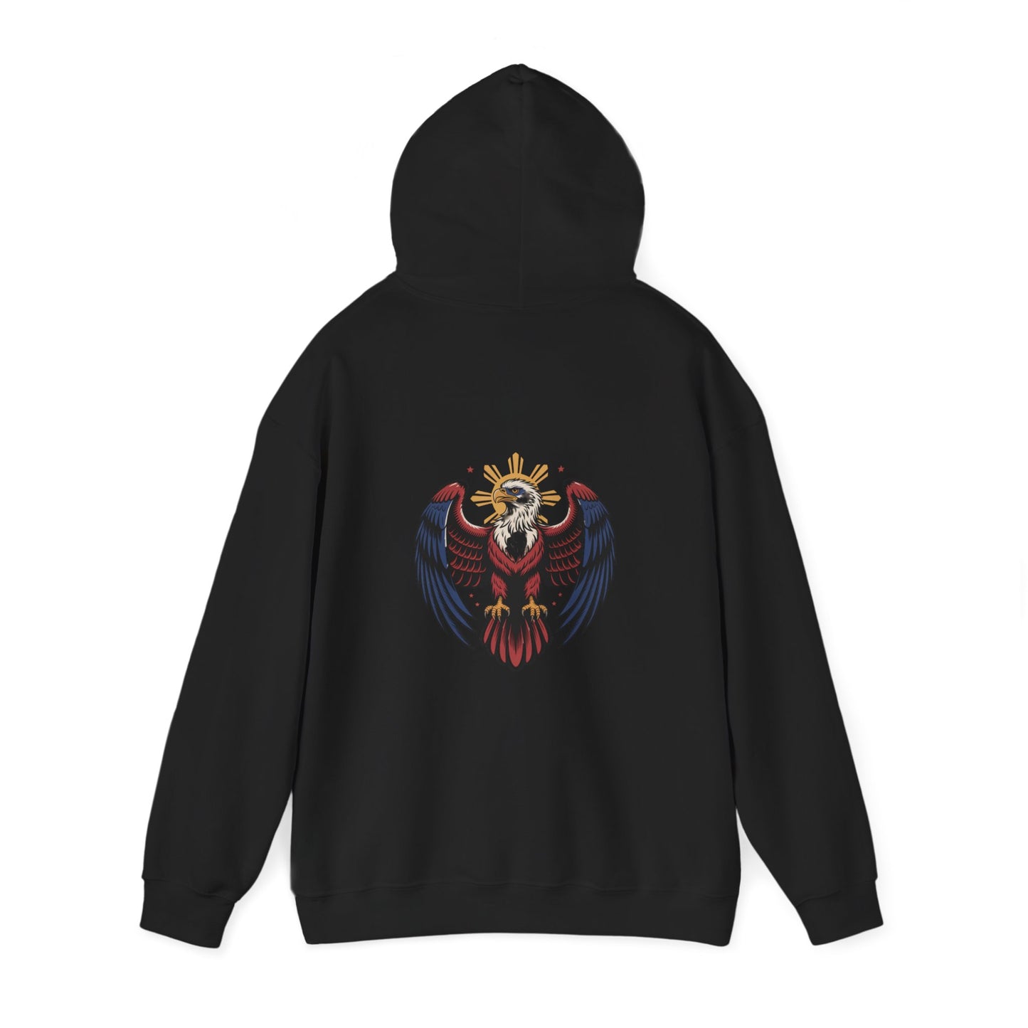 Philippines Map & Heraldic Eagle Hoodie — Filipino Pride Pullover