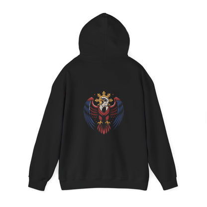 Philippines Map & Heraldic Eagle Hoodie — Filipino Pride Pullover