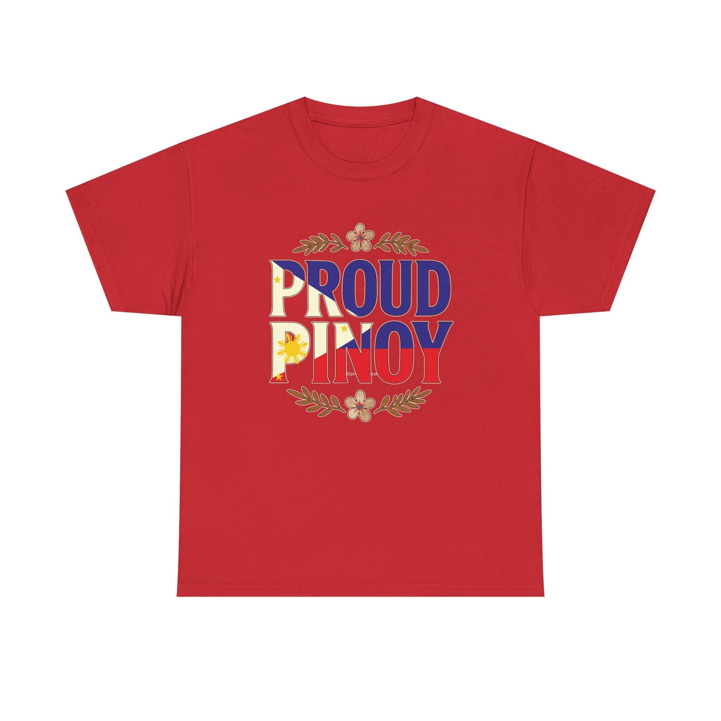 Proud Pinoy T-Shirt – Filipino Flag Pride Tee