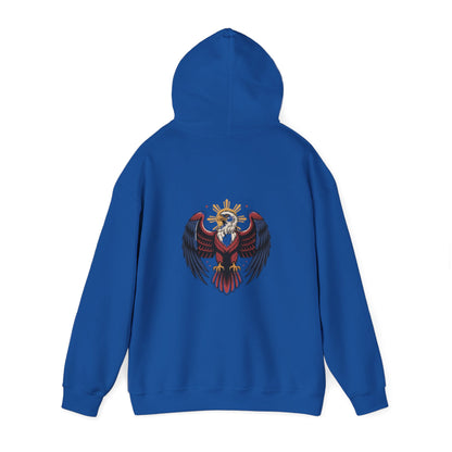Philippines Map & Heraldic Eagle Hoodie — Filipino Pride Pullover