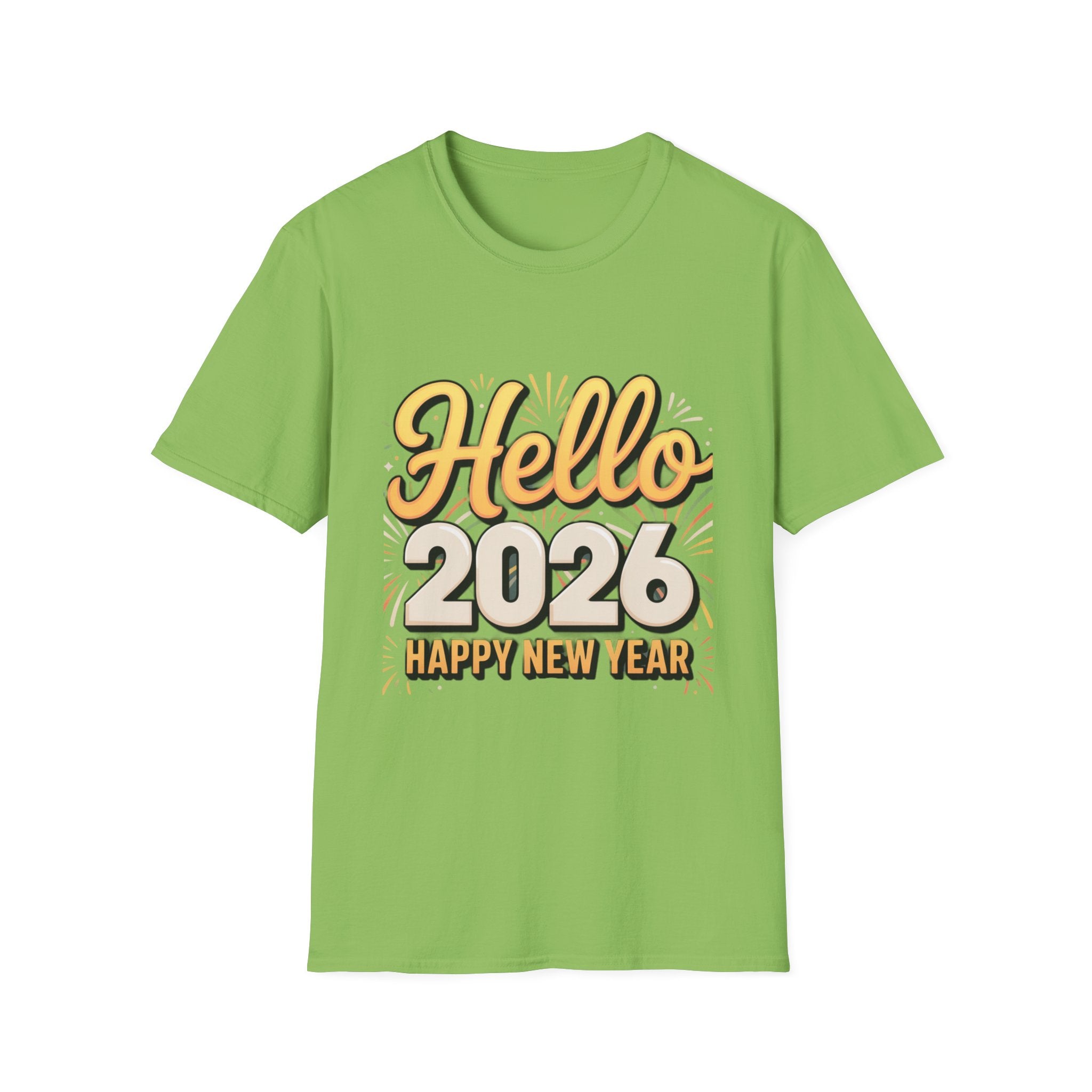 Hello 2026 Happy New Year T-Shirt
