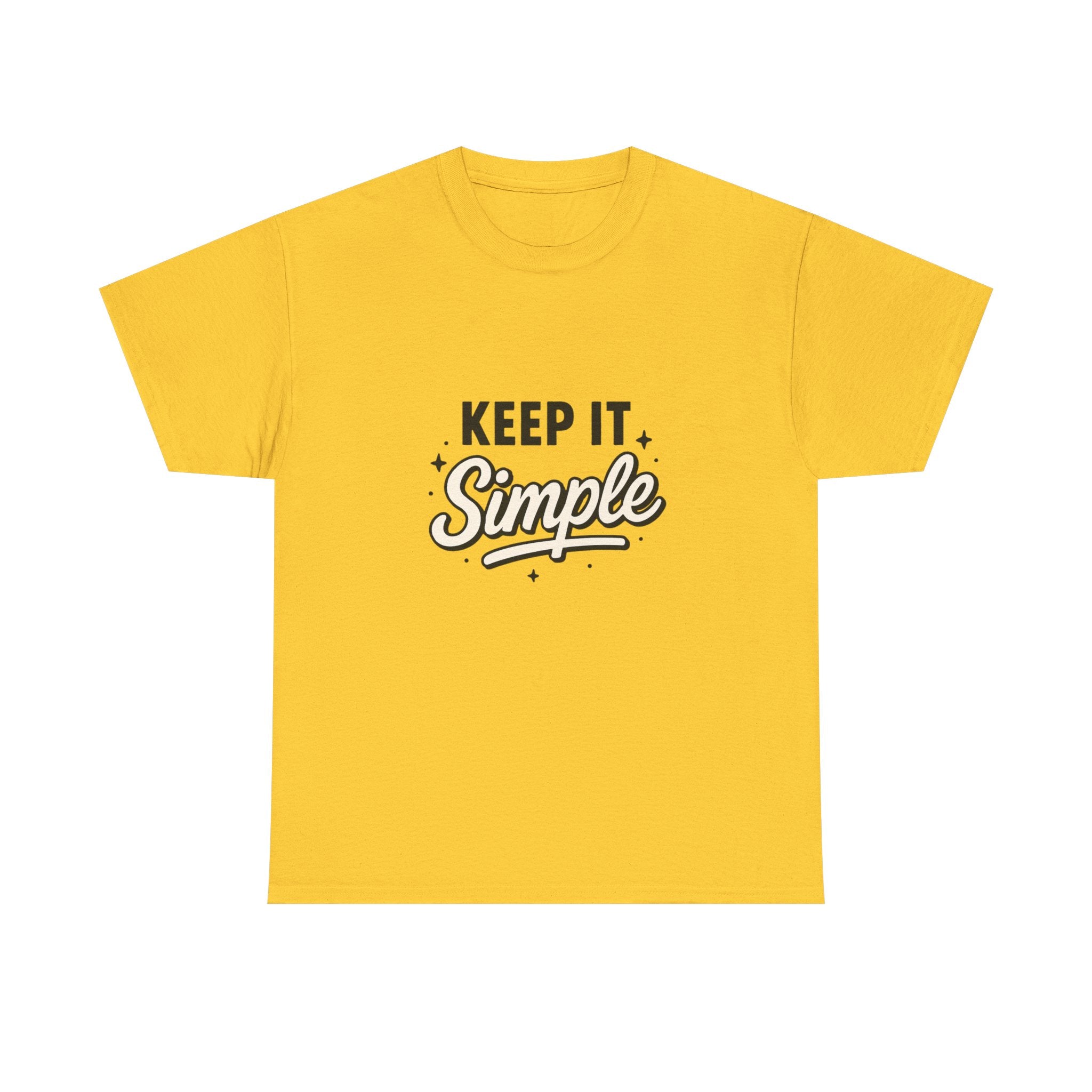 Keep It Simple T-Shirt — Minimalist Inspirational Casual Tee