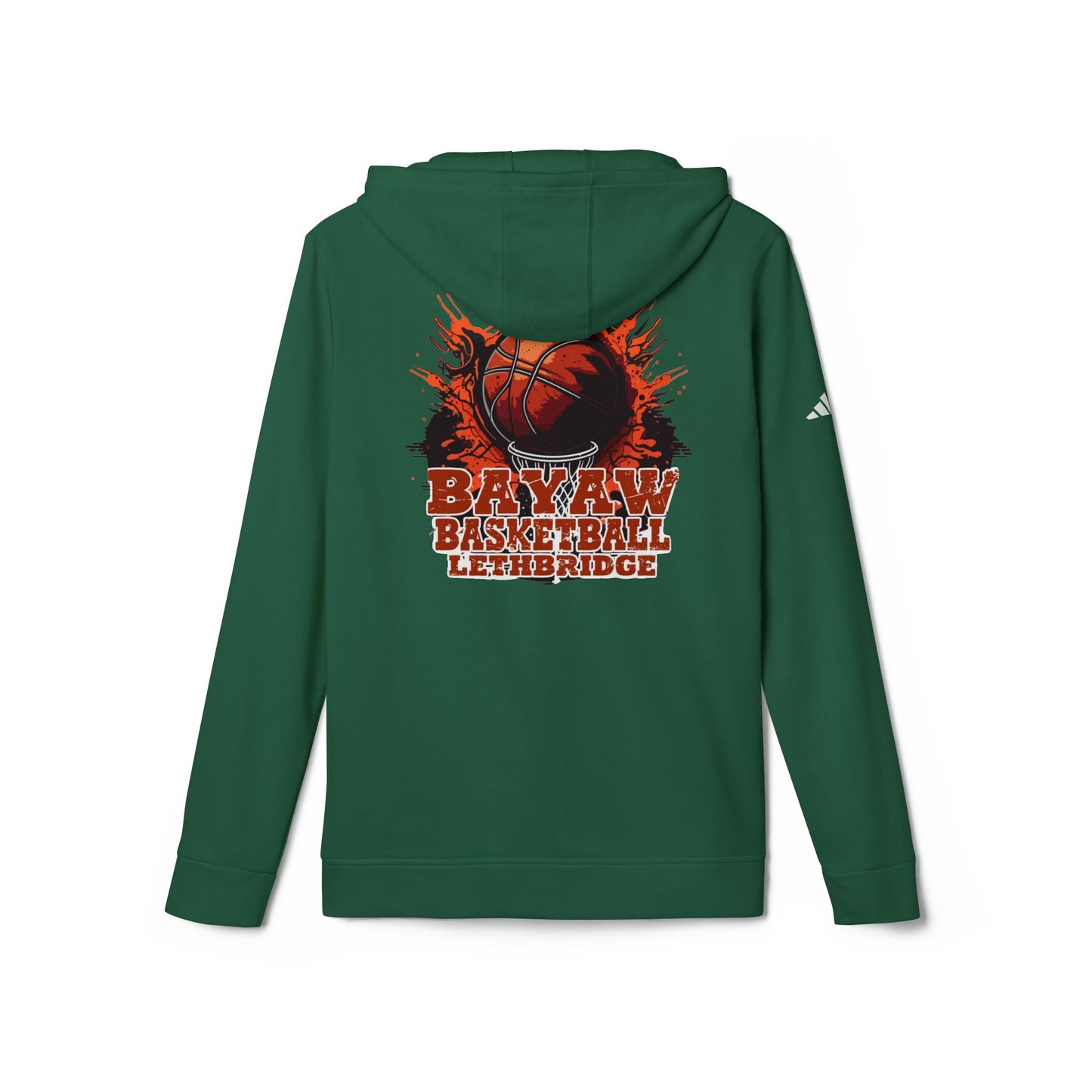 Rebel Basketball League Hoodie — Bold Grunge Basketball Logo
