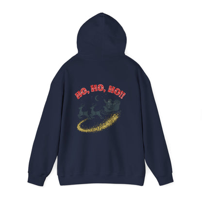 Christmas Hoodie - 'Merry Christmas to Everyone' Front & 'HO, HO, HO!!' Back Holiday Sweatshirt