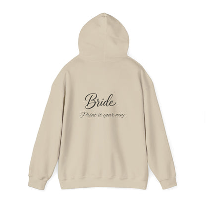"Bride" Script Hoodie — Bridal Wedding Party Pullover
