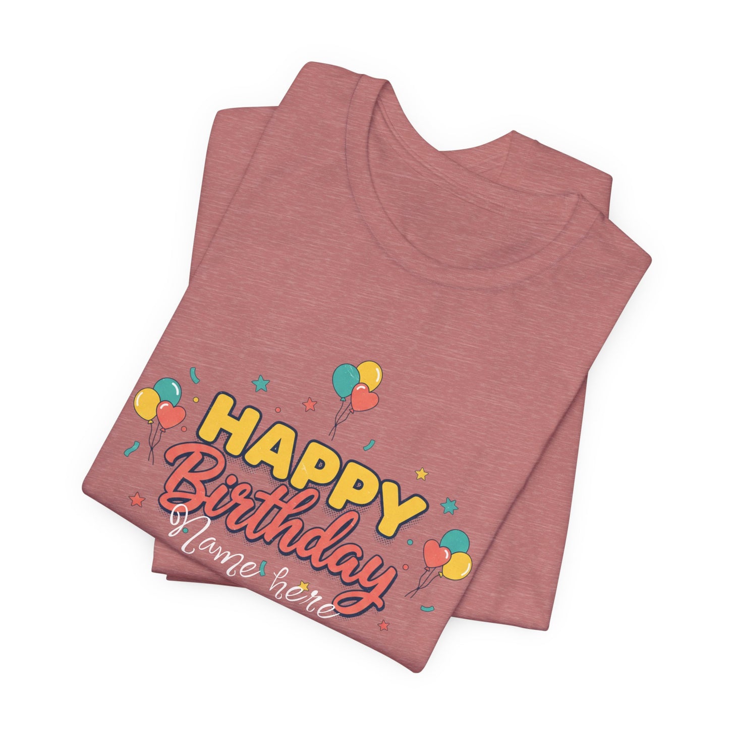 Personalized Happy Birthday Tee