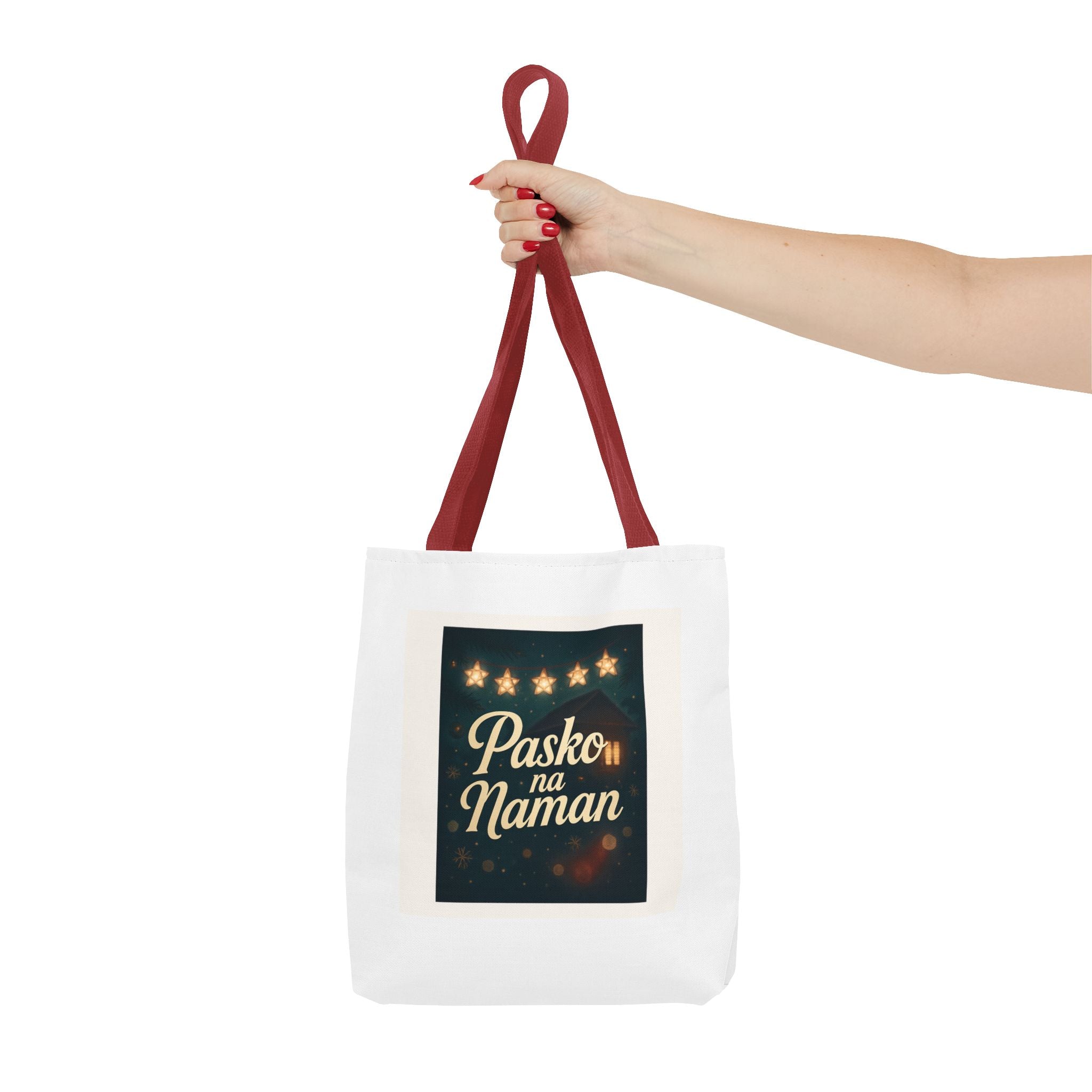 Pasko na Naman Tote Bag, Holiday Tote, Christmas Gift Bag, Eco-Friendly Shopper, Festive Accessories, Personalized Gift Bag