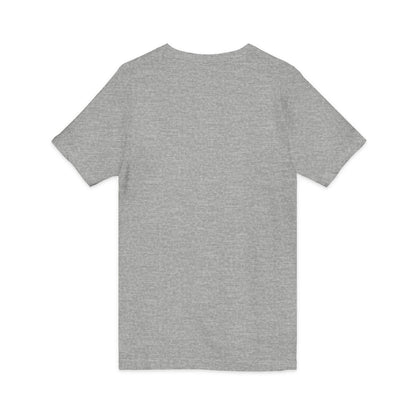 Basketball Player Art V-Neck Tee — Dynamic Court Action Graphic Shirt